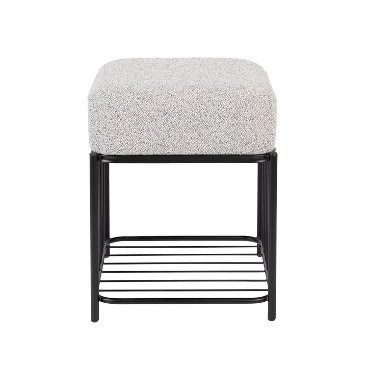Comfy Stool from Livingstone in the version black / gray
