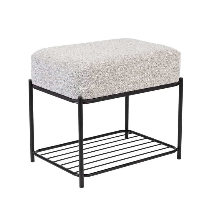 Comfy Stool from Livingstone in the version black / gray