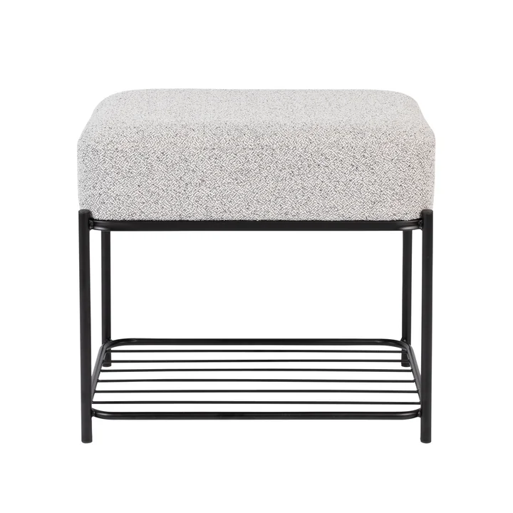 Comfy Stool from Livingstone in the version black / gray