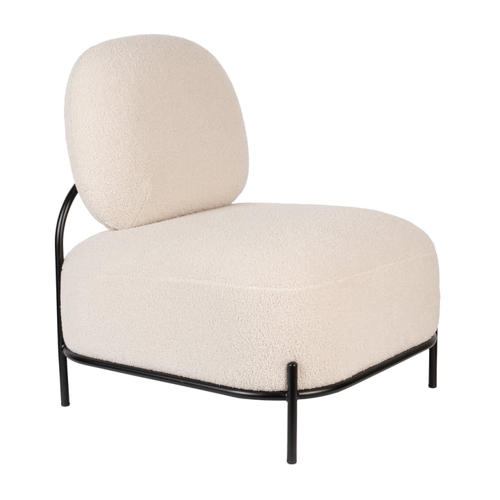 Hatuma Armchair from Livingstone in the version black / beige