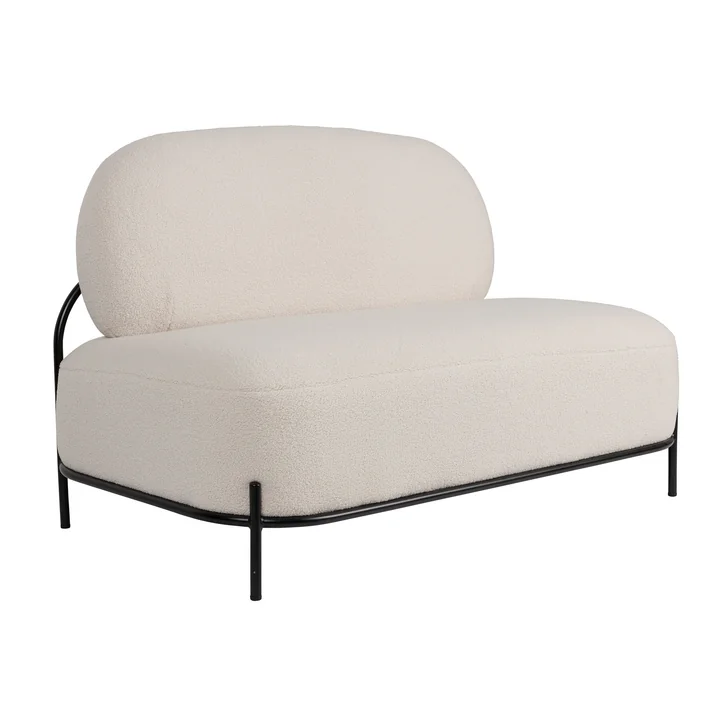 Hatuma Sofa from Livingstone in the version black / beige