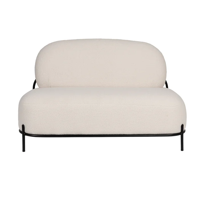 Hatuma Sofa from Livingstone in the version black / beige