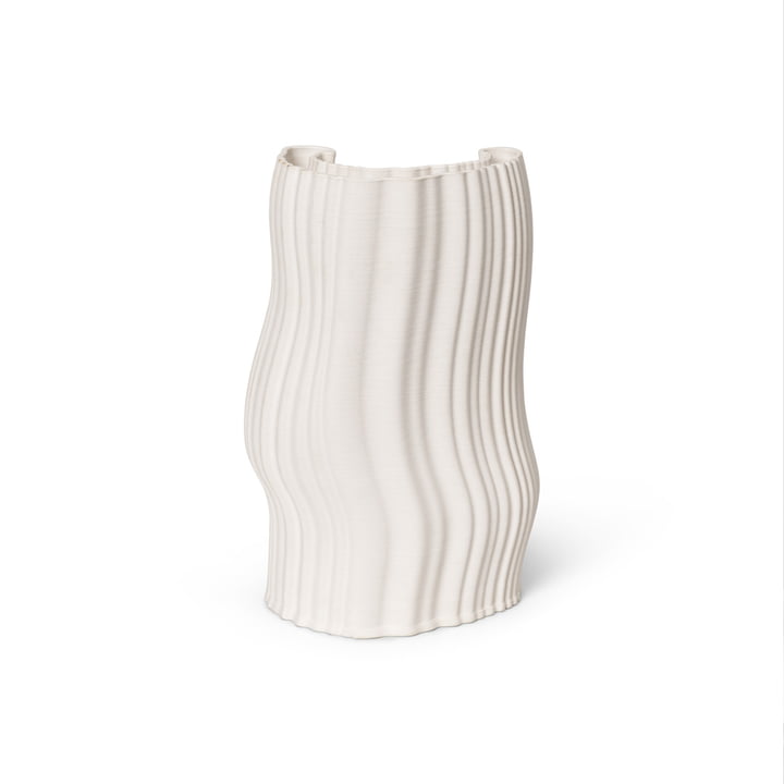 Moire Vase, off-white from ferm Living