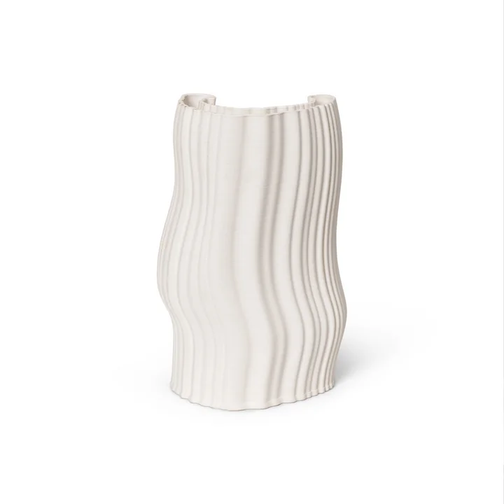 Moire Vase, off-white from Ferm Living