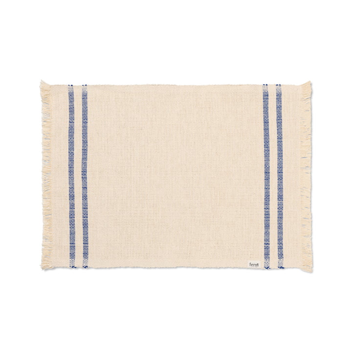 Savor Placemat, off-white/Blue by ferm Living