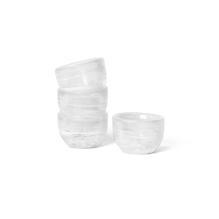 Tinta Egg cup (set of 4), white from ferm Living