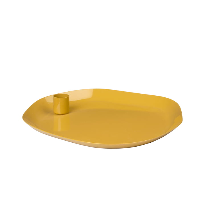Mie Candle tray, harvest gold from Broste Copenhagen