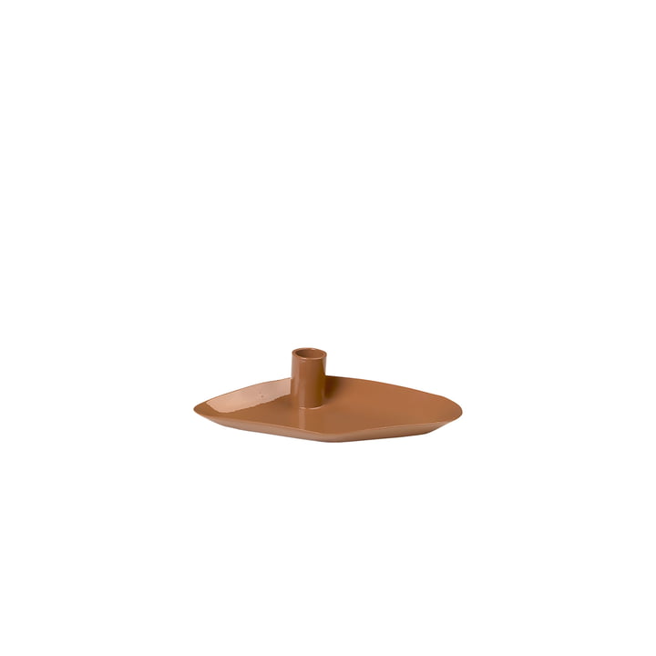 Mie Candle tray, mini, caramel brown by Broste Copenhagen