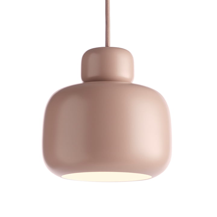 Stone Pendant lamp Ø 16 cm, dusty rose from Woud