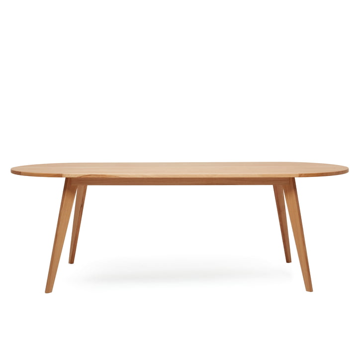 Archi Dining table, oval, 160 x 89 cm, natural oak from Puik
