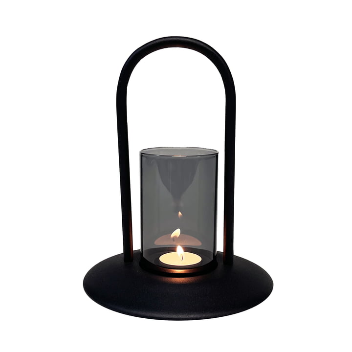 Blaze Lantern small by Vitra in the version black / smoke gray