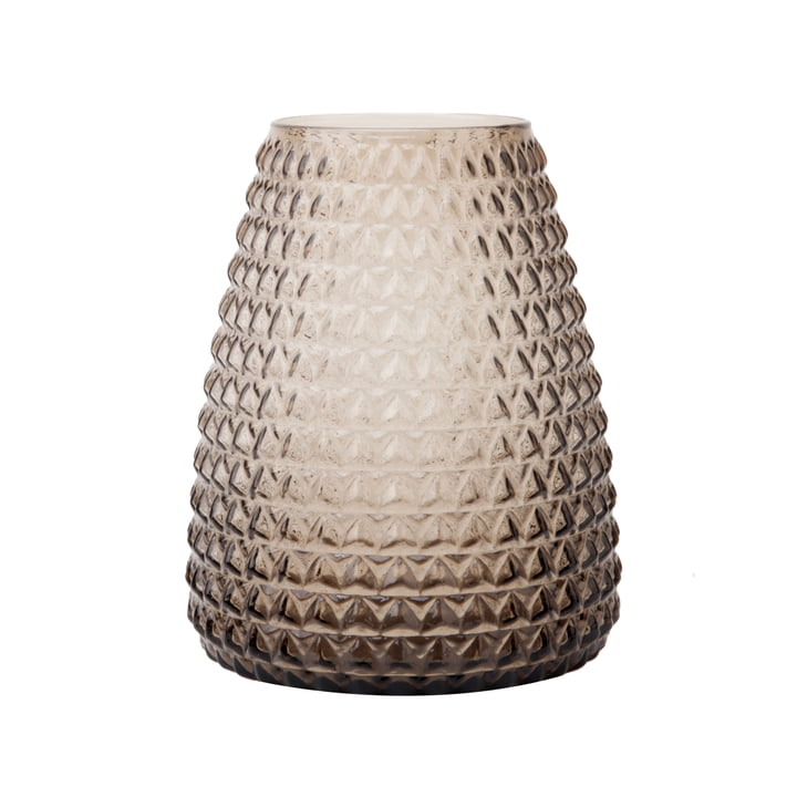 Dim Scale Vase medium from XLBoom in the version smoke grey