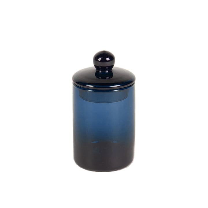 Mika Container with lid small from XLBoom in the color blue
