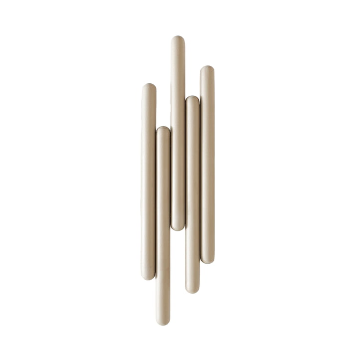 Tuub Coat rack from XLBoom small in the version quartz