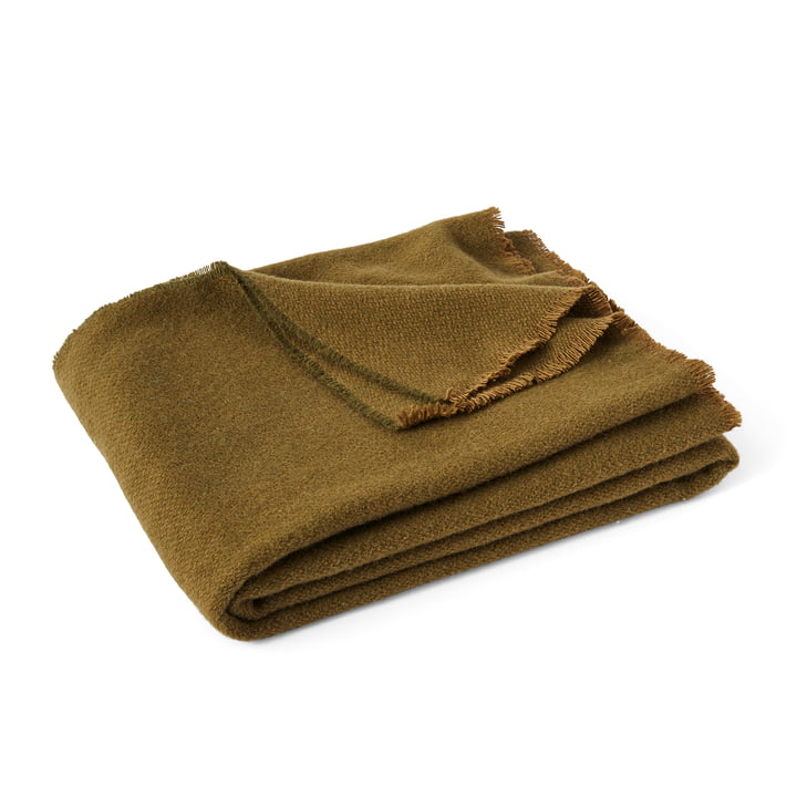 Mono wool blanket, 130 x 180 cm, olive green from Hay