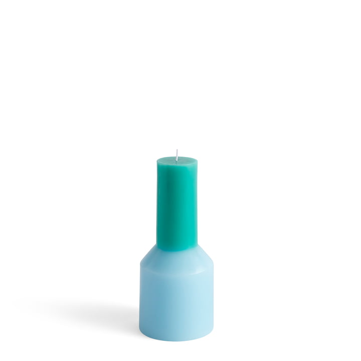 Pillar Candle S tall, light blue from Hay
