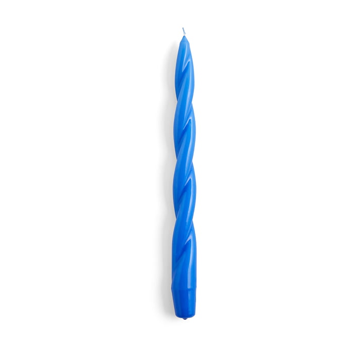 Spiral Stick candles, H 29 cm, sky blue from Hay