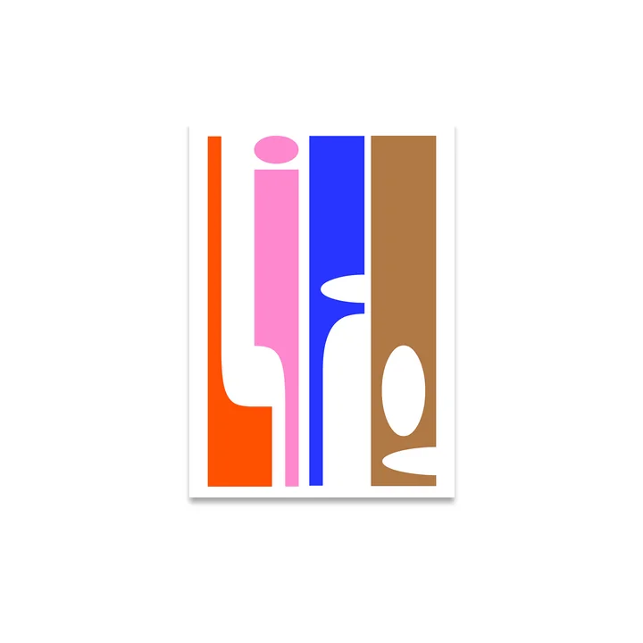 Life Poster from Paper Collective in the version 30 x 40 cm