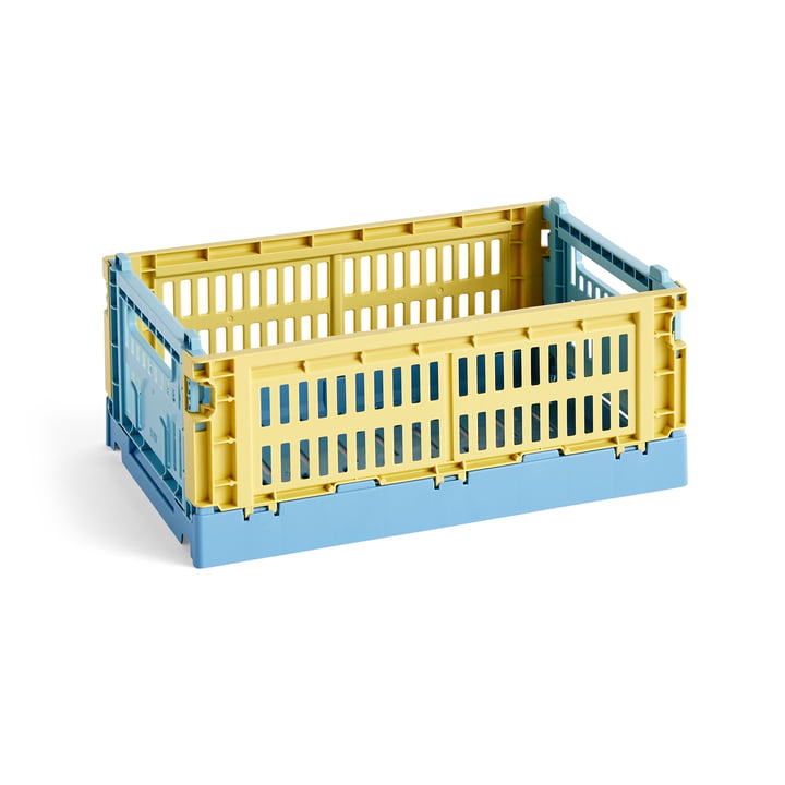 Colour Crate Mix basket S, 26.5 x 17 cm, dusty yellow, recycled by Hay