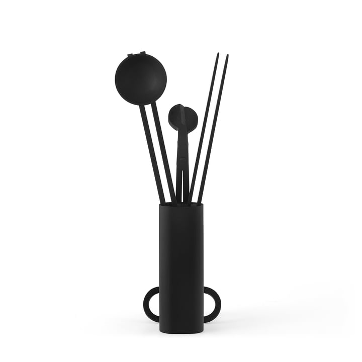 Clip Candle snuffer set from Audo in the color black