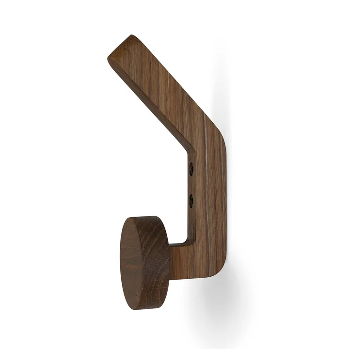 Wall hook Hank, smoked oak from vonbox