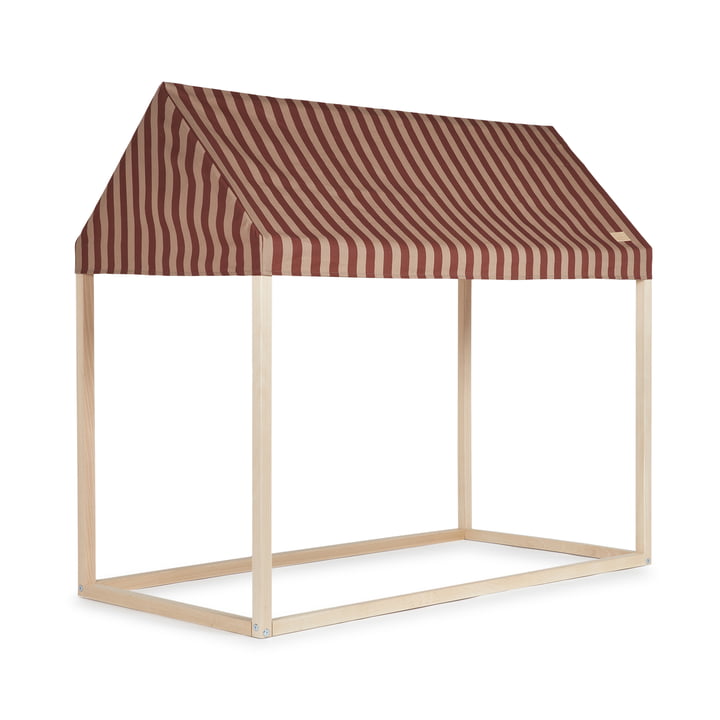 Majestic Nobodinoz playhouse in brown / taupe finish