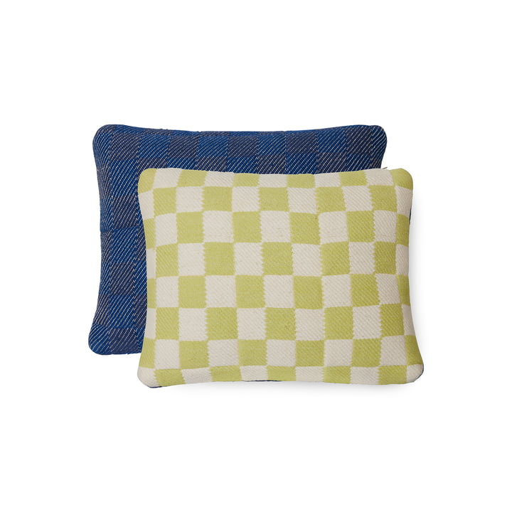 Checkered Cushion, 38 cm x 48 cm, berries from HKliving