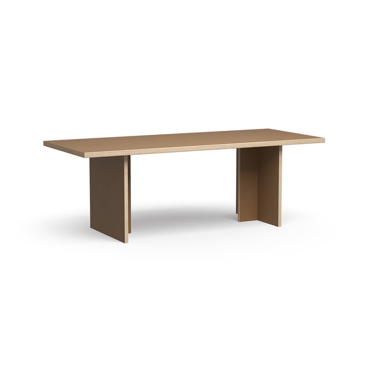 Dining table rectangular, 220 cm, brown from HKliving