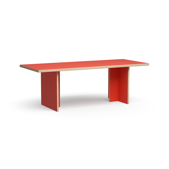 Dining table rectangular, 220 cm, orange from HKliving