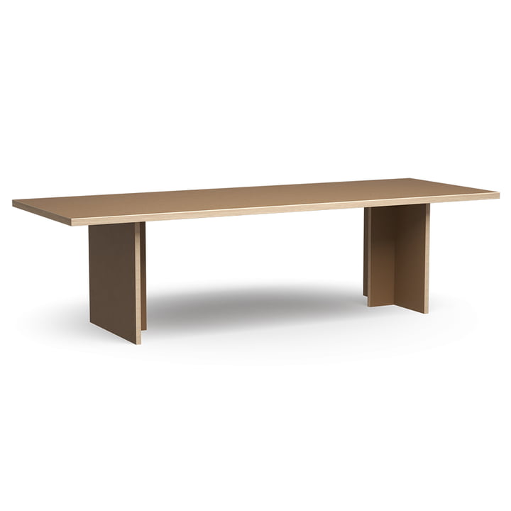 Dining table rectangular, 280 cm, brown from HKliving