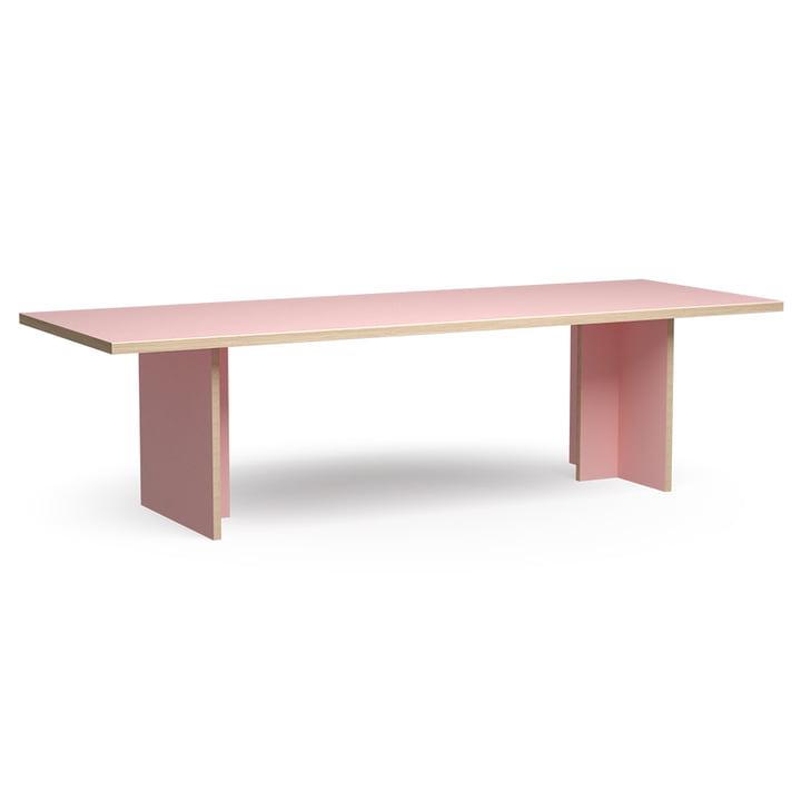 Dining table rectangular, 280 cm, pink from HKliving