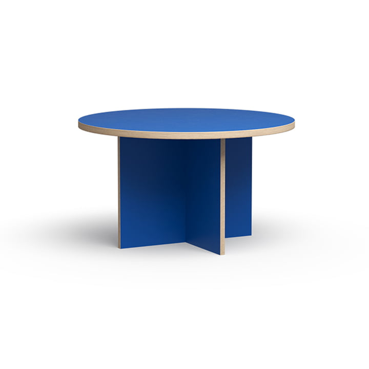 Dining table, round, Ø 130 cm, blue from HKliving