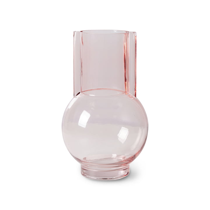 Glass vase, sundae pink from HKliving