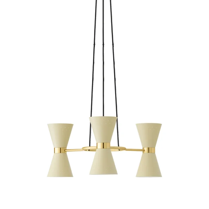 Collector Chandelier from Audo in the color cream