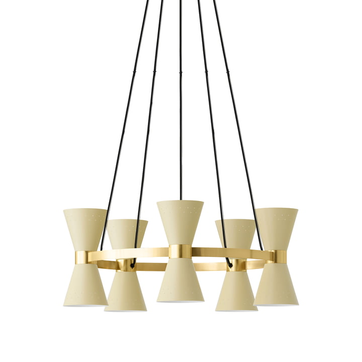 Collector Chandelier from Audo in the color cream