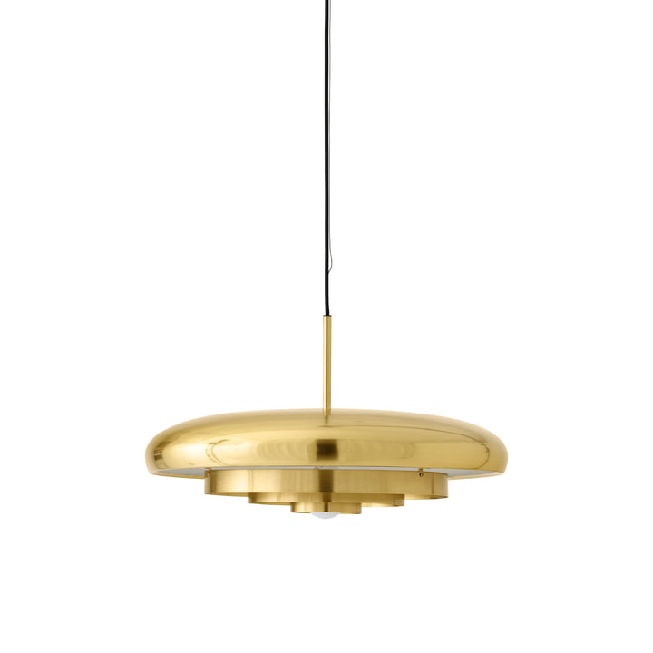 Resonant Pendant lamp from Menu in the finish brass