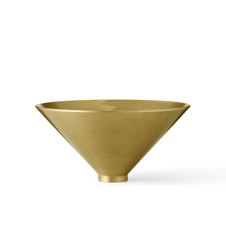 Taper Bowl from Menu in the finish brass