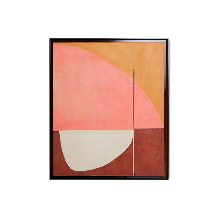 Framed Artwork Wall mural with plexiglass frame from HKliving in the design Roseate Hues
