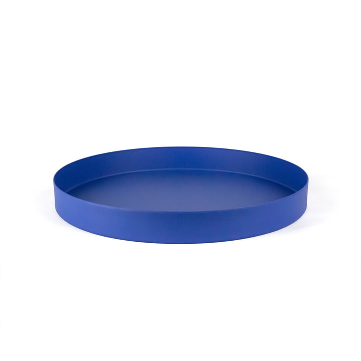 Collection - Tray and decorative plate Ø 30 cm, blue