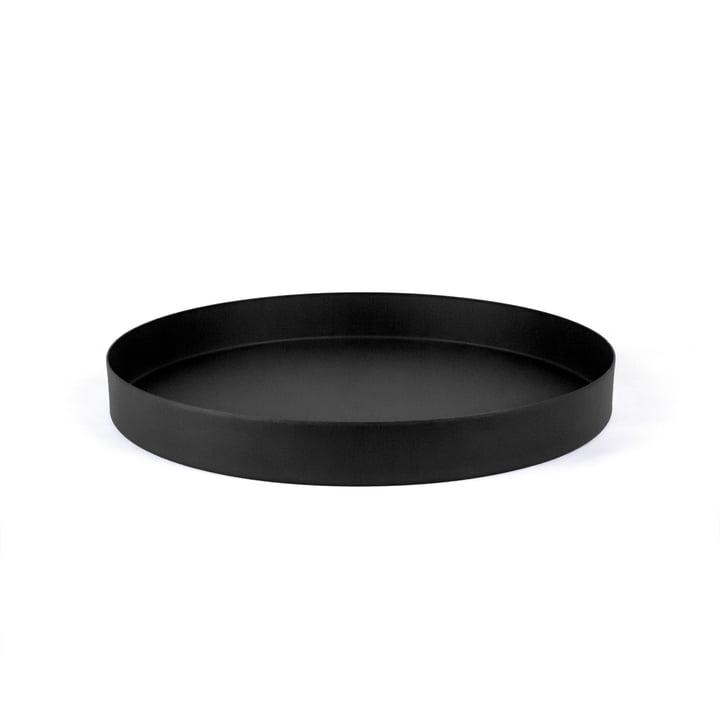 Collection - Tray and decorative plate Ø 30 cm, black