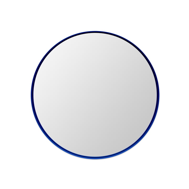 yunic - BIG Mirror Ø 60 cm, blue