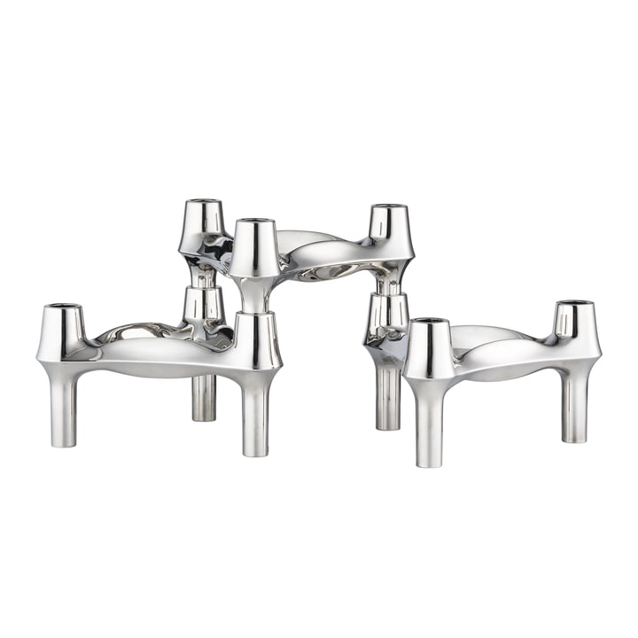 BMF candle holder from Stoff Nagel in the chrome version