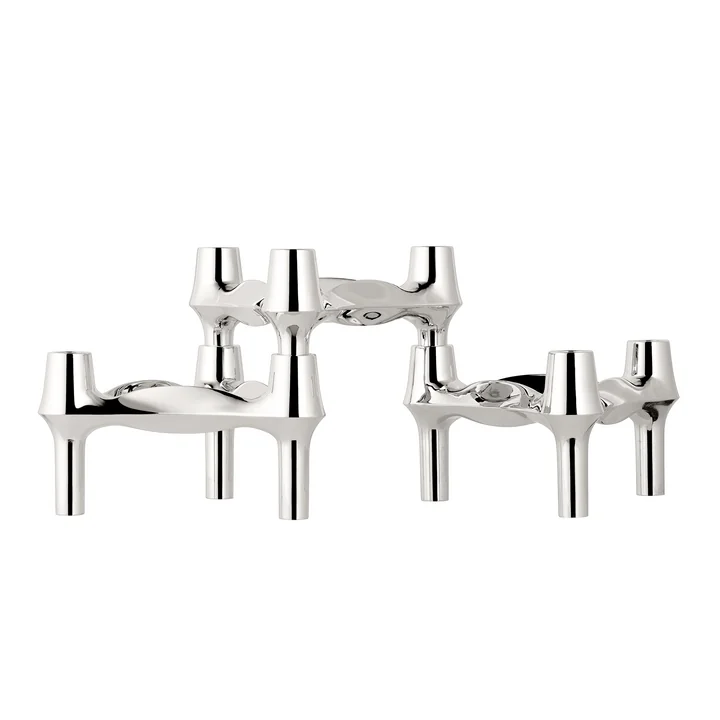 BMF candle holder from Stoff Nagel in the chrome version
