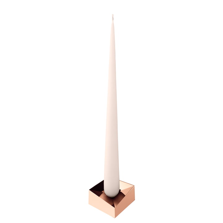 Reflect Candlestick from Stoff Nagel in the version large, rose gold