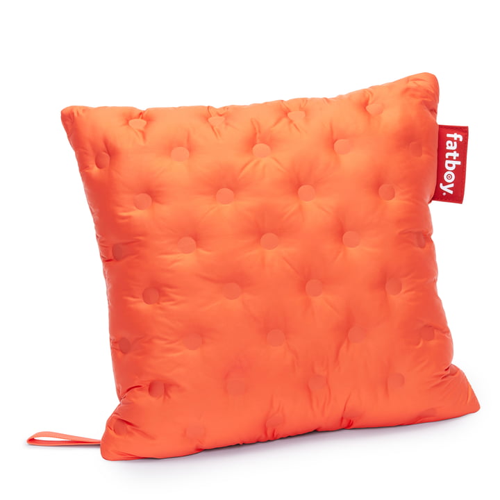 Hotspot Quadro cushion heatable from Fatboy in the version papaya