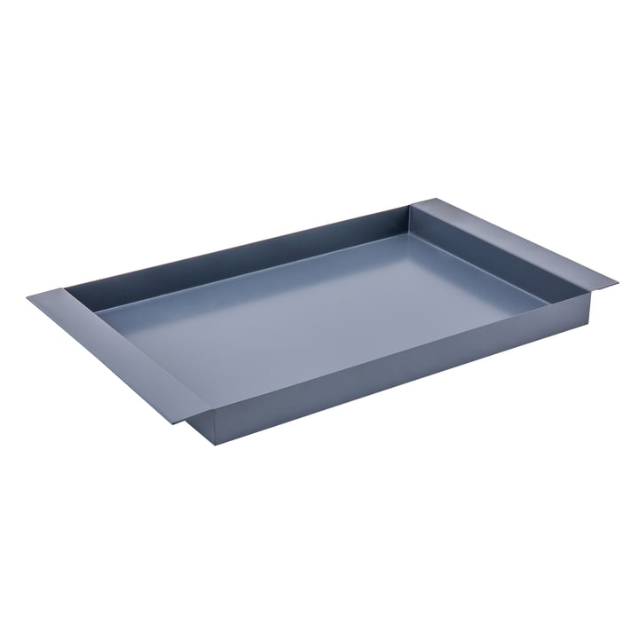 Rio Metal tray large from Remember in the finish midnight