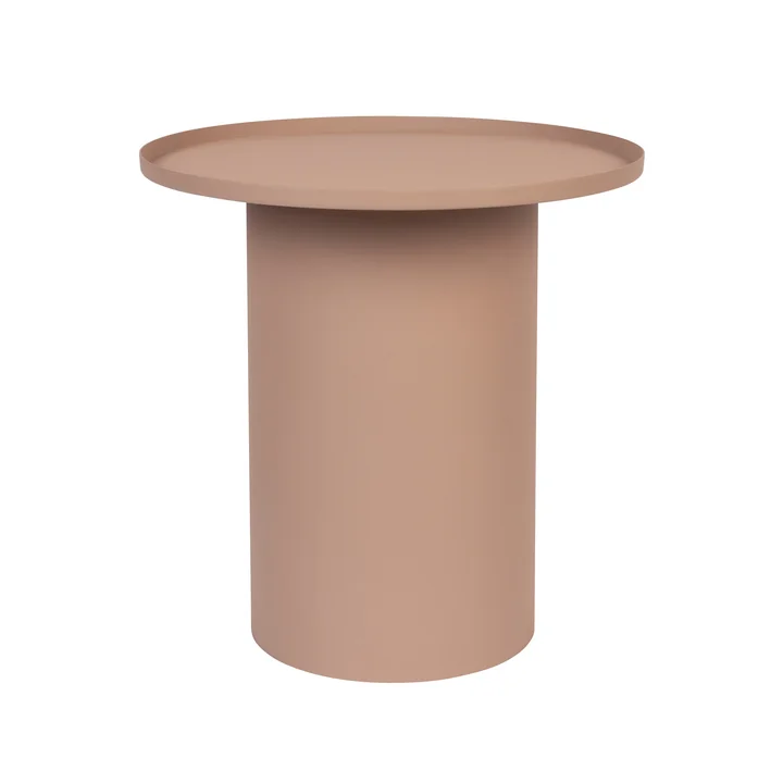 Shade Livingstone side table in the finish rose