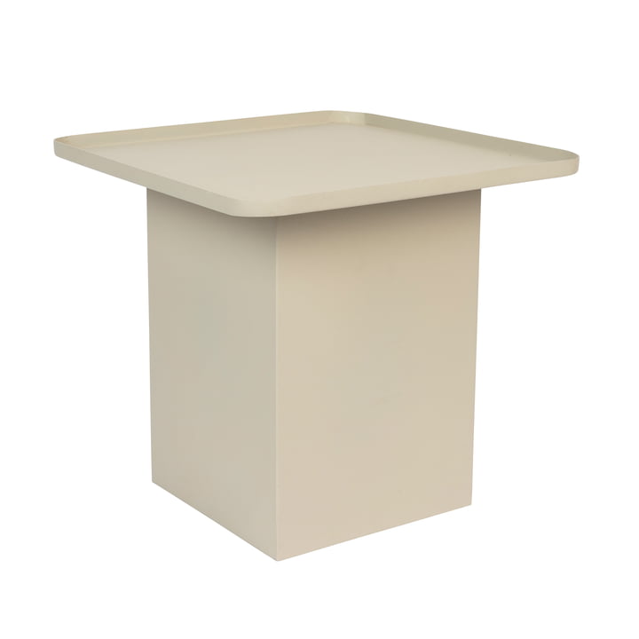 Shade Livingstone side table in ivory finish