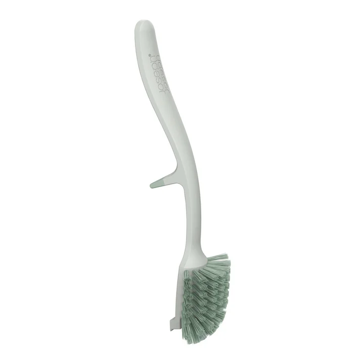 Edge Sink brush, light gray / green from Joseph Joseph