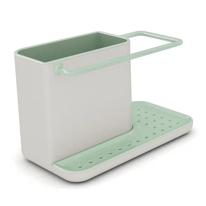 Caddy Utensil container, light gray / green from Joseph Joseph